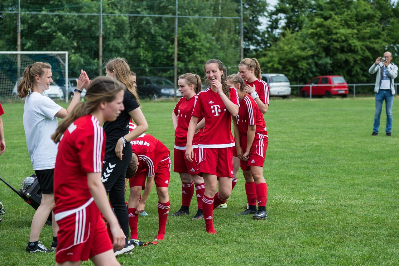 Bild 66 - Aufstiegsspiel SG Borgstedt/Brekendorf - SV Wahlstedt : Ergebnis: 1:4